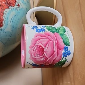 Vintage 1991 Flowers Inc. Balloons FIB  Jane Bowen rose  coffee mug